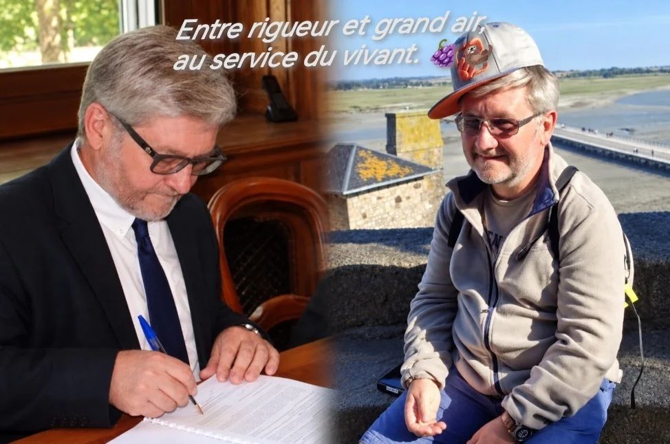 Photomontage de présentation de Dominique