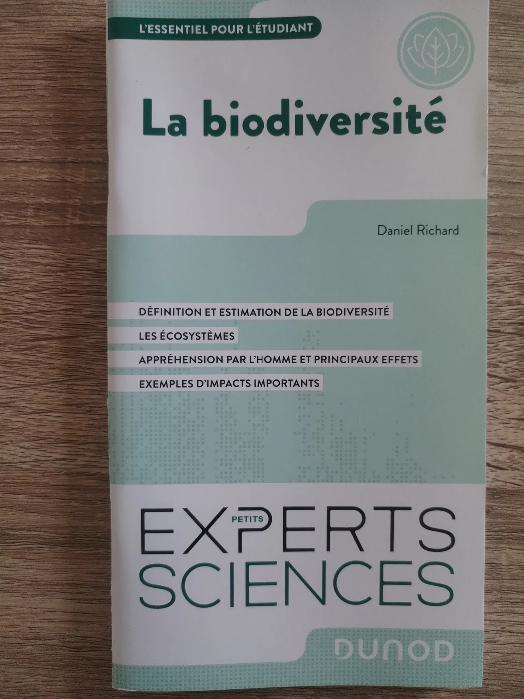 Photographie de la couverture : La biodiversité — Daniel Richard