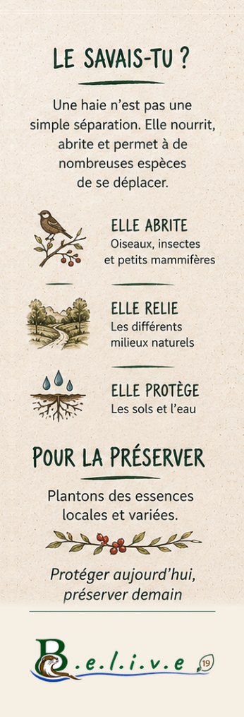 Marque-page La haie — verso